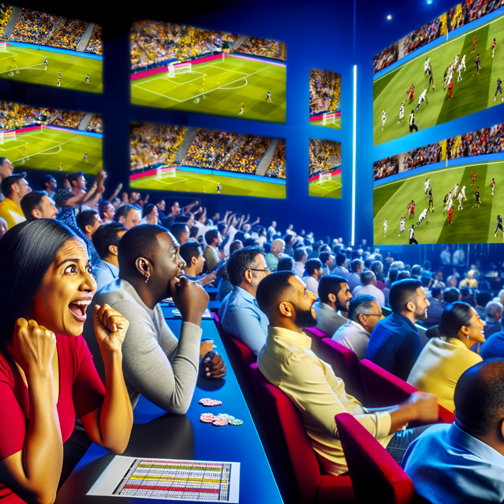 Dynamic Interface Showcasing Sports Betting Excitement.