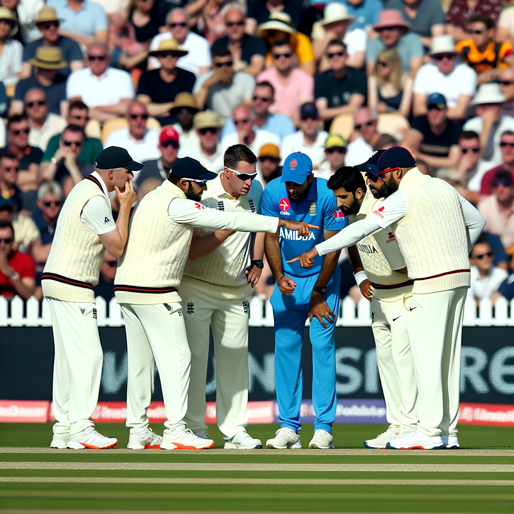 Ipl Captains Strategize During Intense Match.