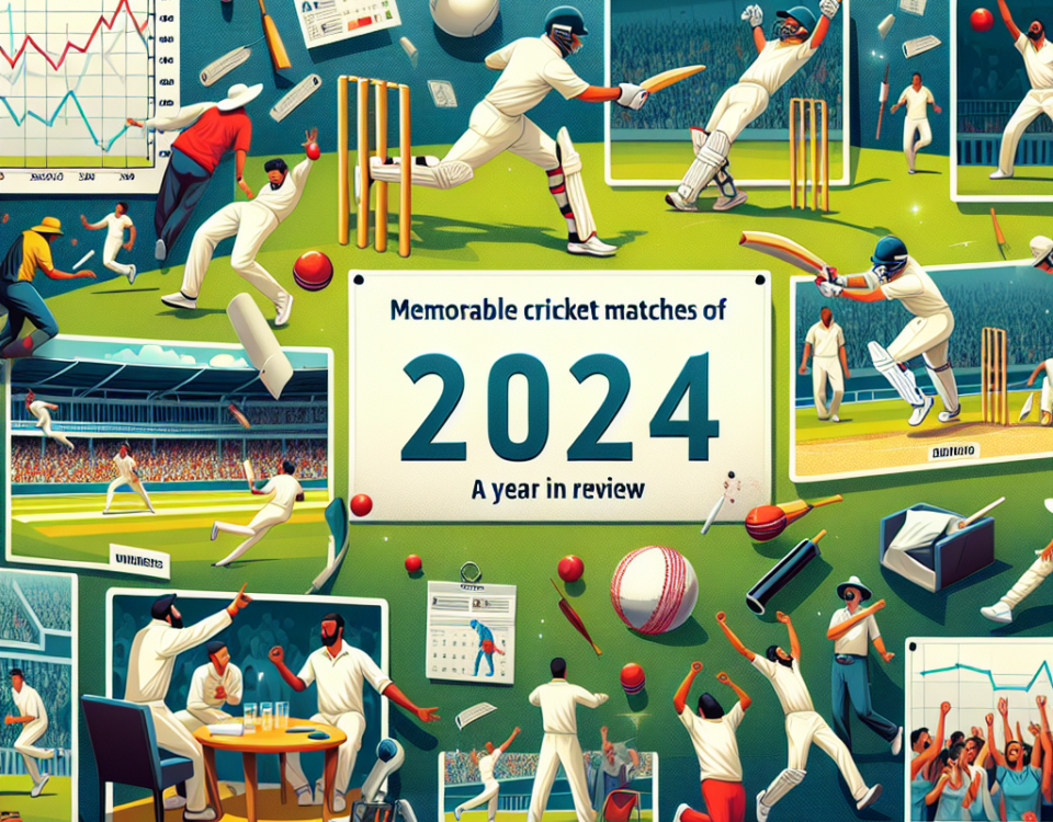 Memorable Cricket Matches Of 2024 A Year In Review