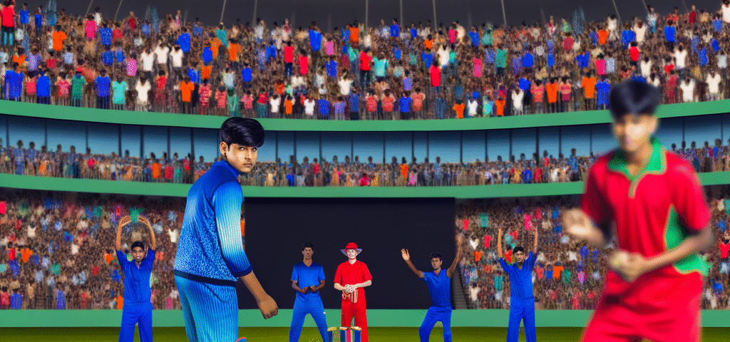 Dynamic Ipl Stadium With Young Players 1024X1024 37084513