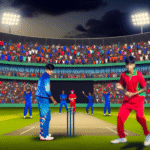 Dynamic Ipl Stadium With Young Players 1024X1024 37084513
