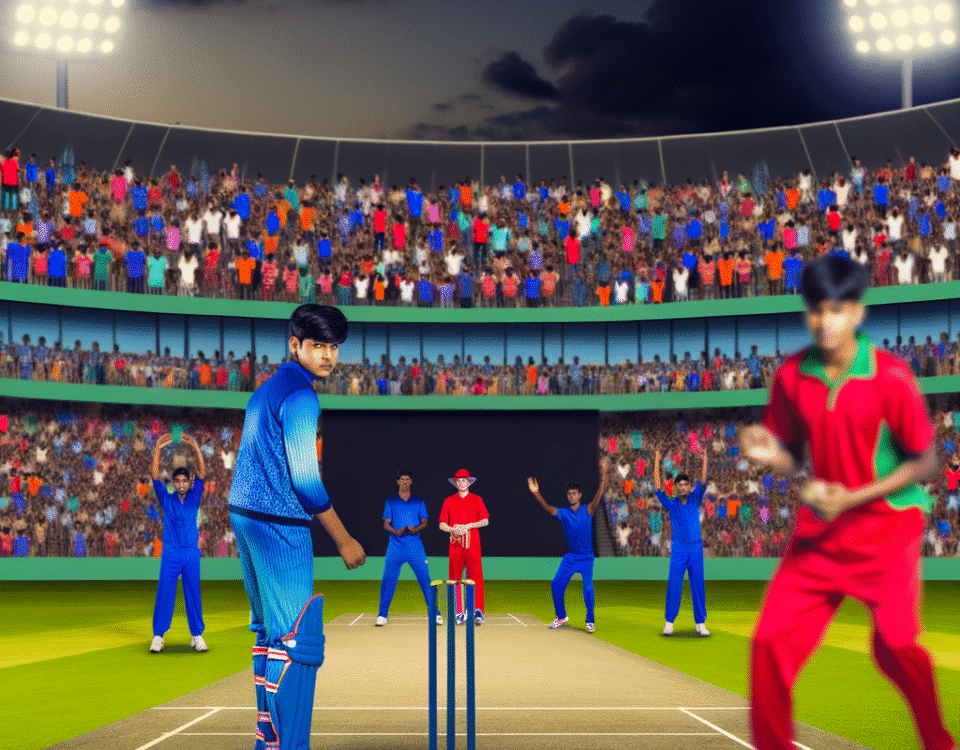 Dynamic Ipl Stadium With Young Players 1024X1024 37084513