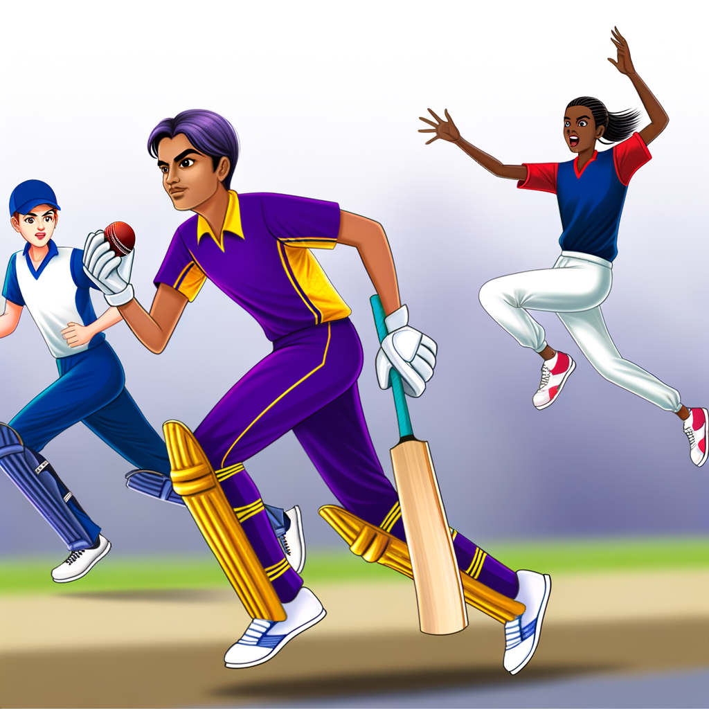 Dynamic Young Ipl Stars In Action.