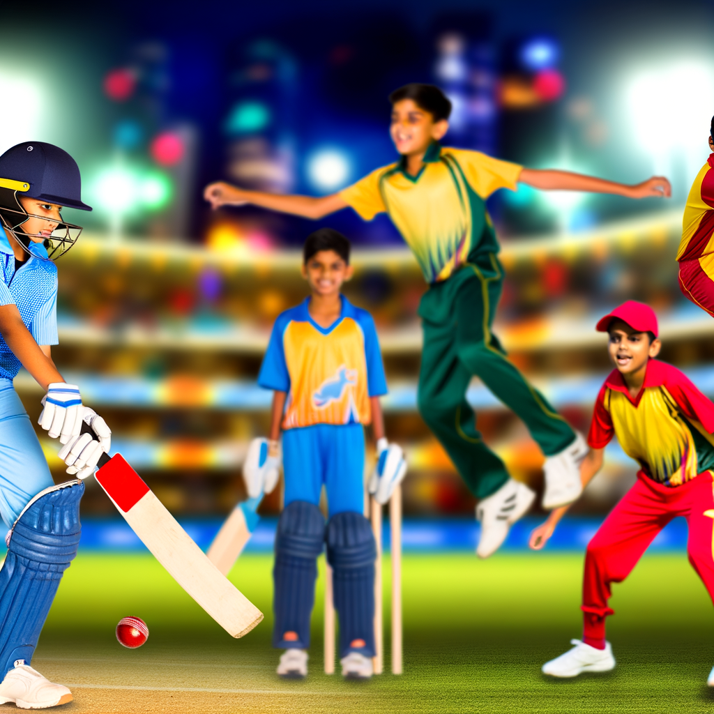 Young Ipl Stars Shine In Action-Packed Montage.